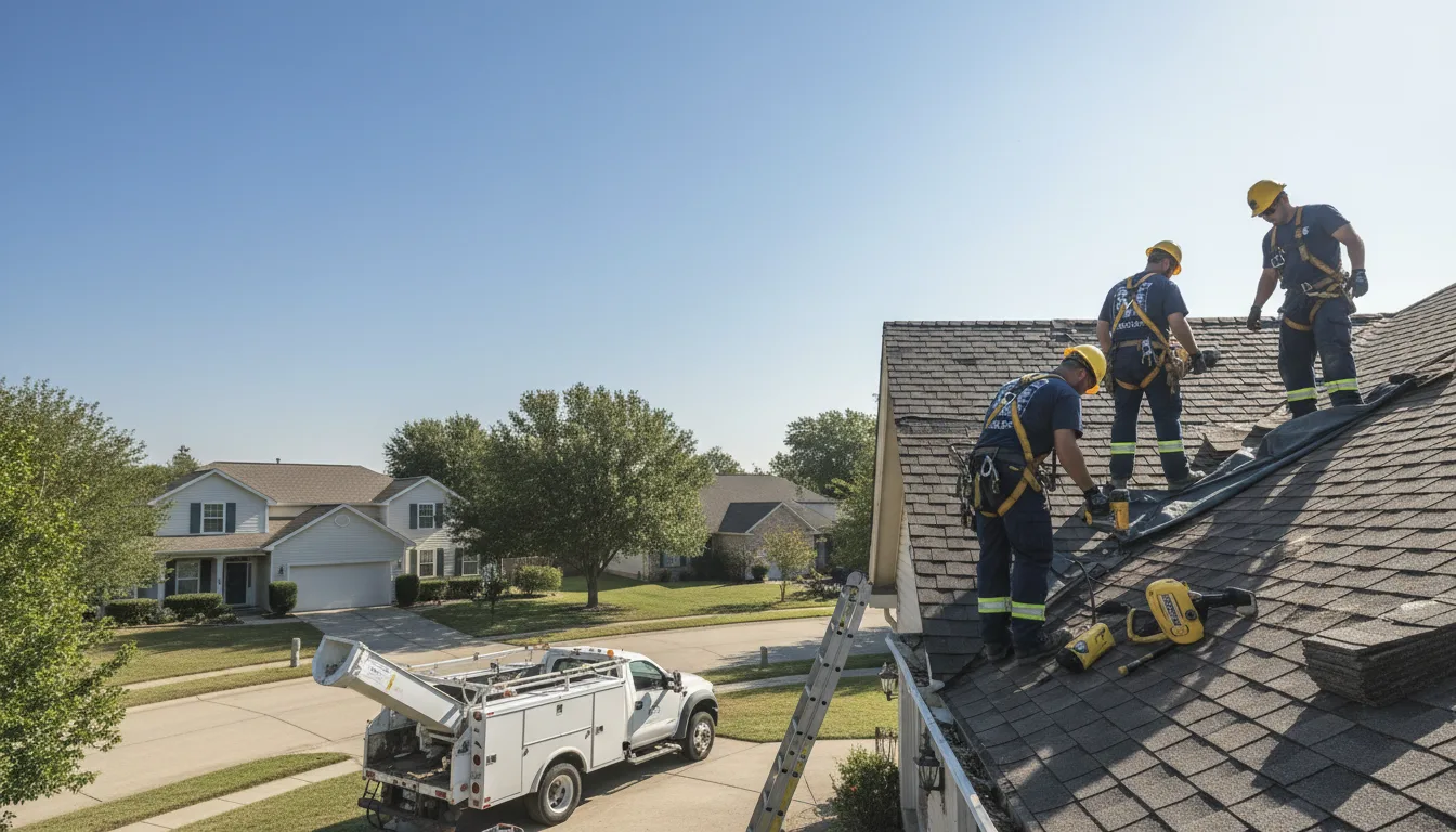 Emergency Green Roof Repair in London, AR